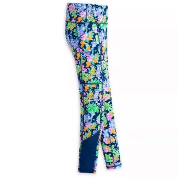 Disney and Lilly Pulitzer Weekender Mickey & Minnie Leggings S, M, - Picture 6 of 8